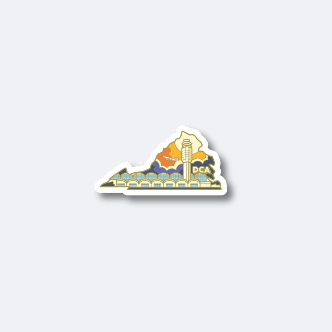 Airport Sticker | DCA - Virginia