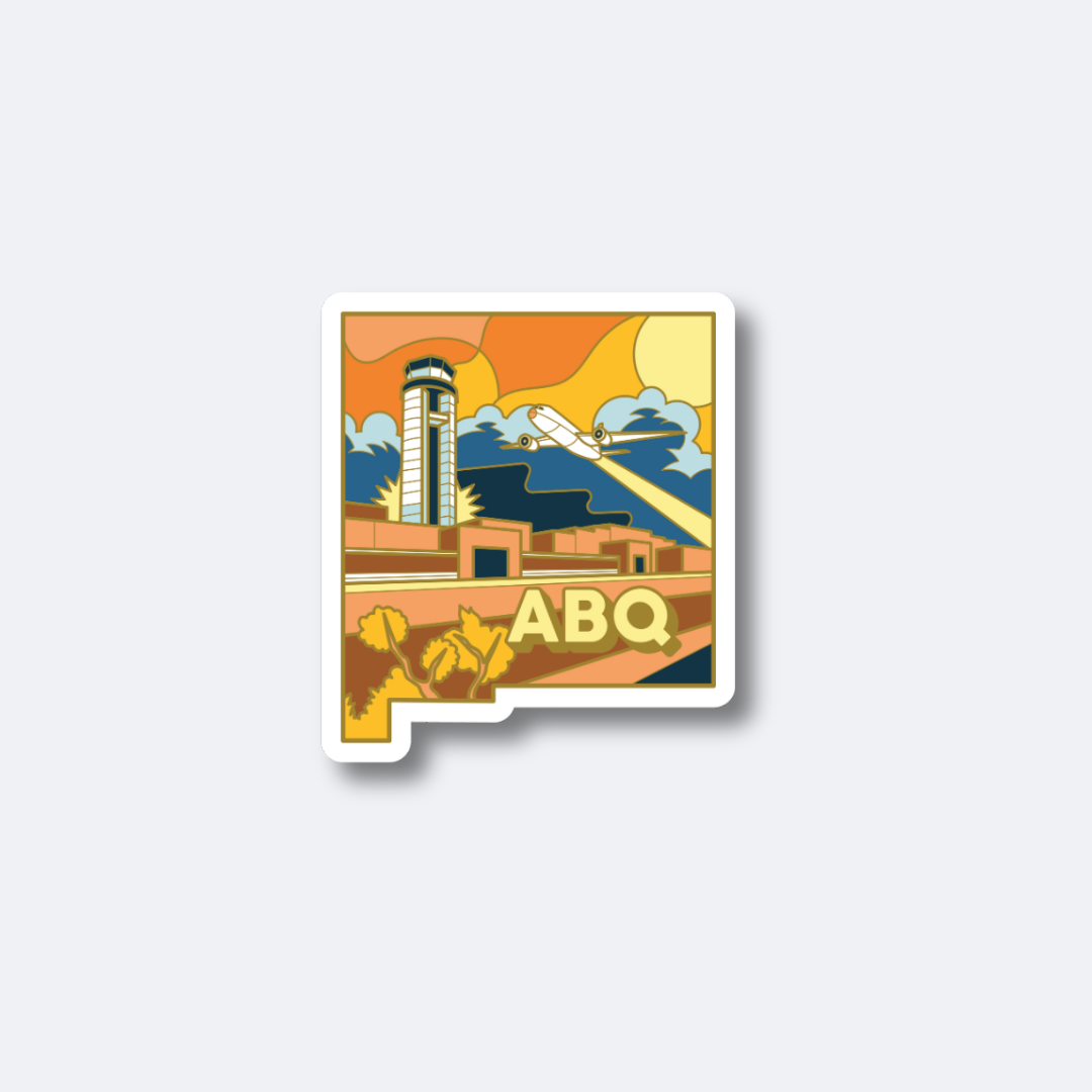 Airport Sticker | ABQ - New Mexico