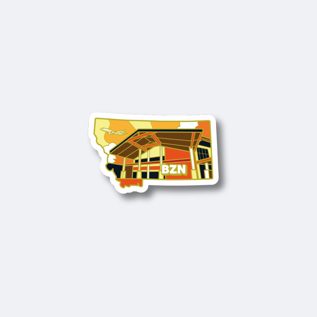 Airport Sticker | BZN - Montana
