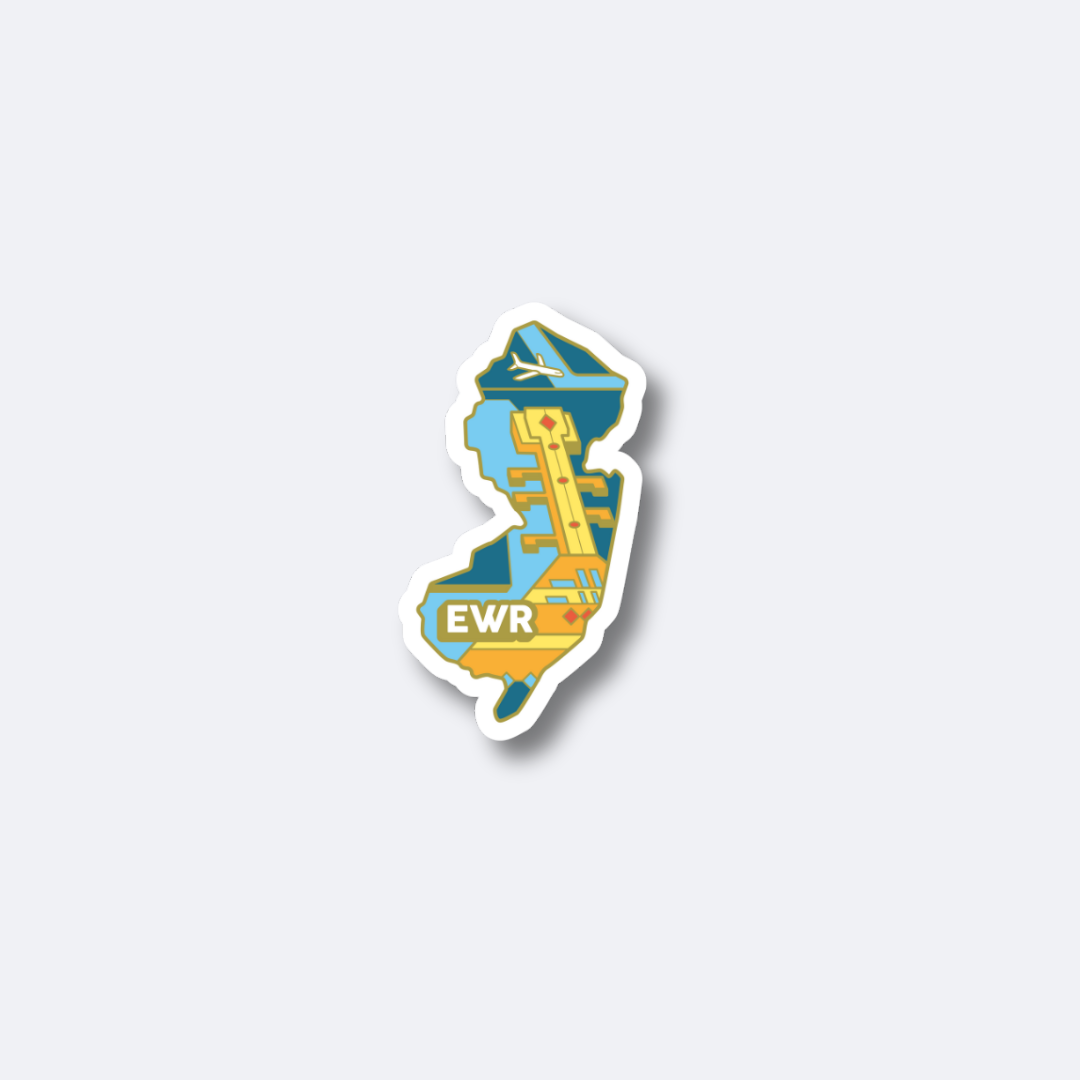 Airport Sticker | EWR - New Jersey