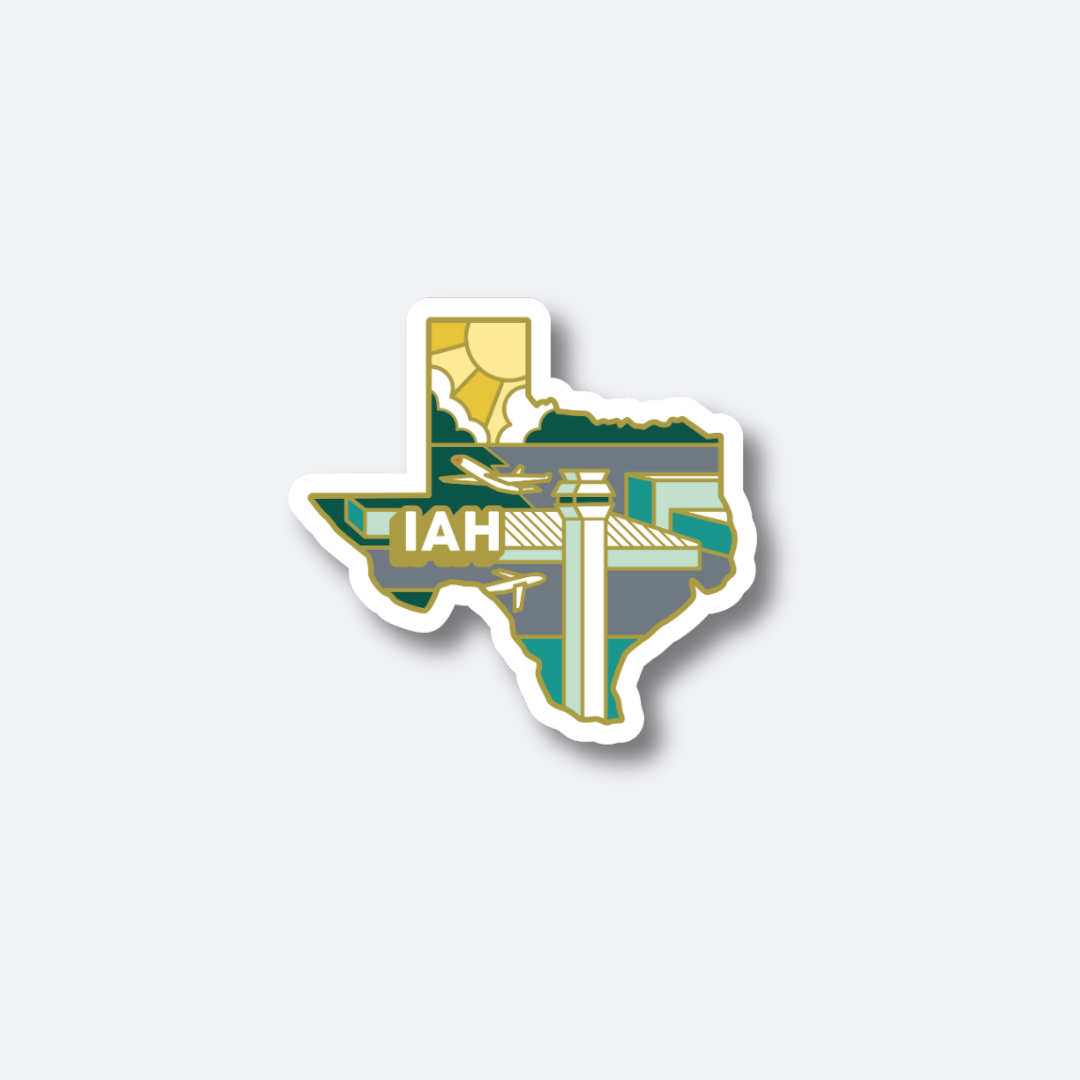 Airport Sticker | IAH - Texas