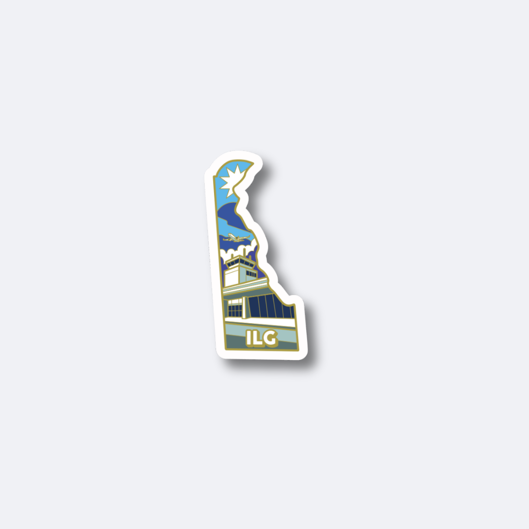 Airport Sticker | ILG - Delaware