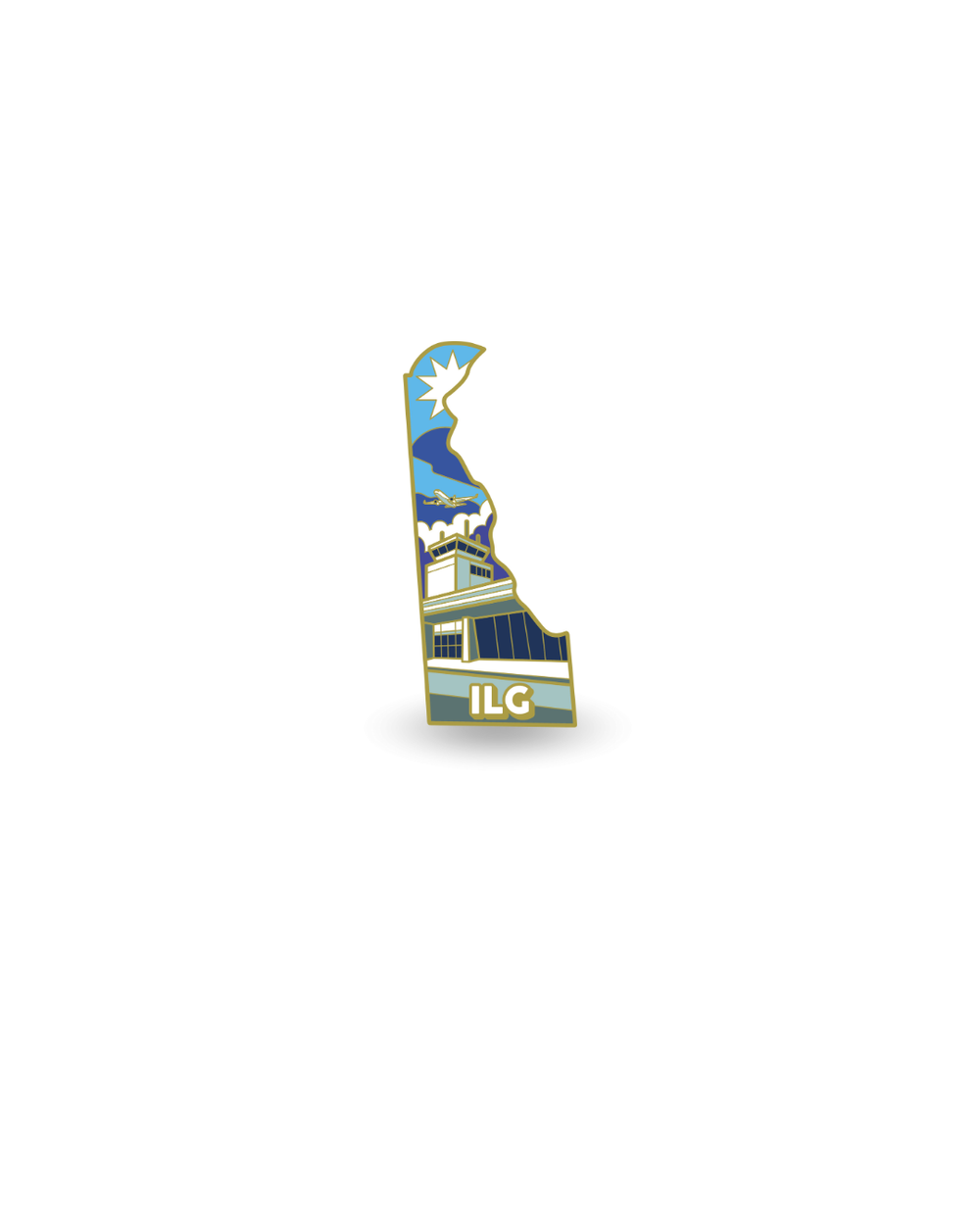 Airport Enamel Pin - ILG