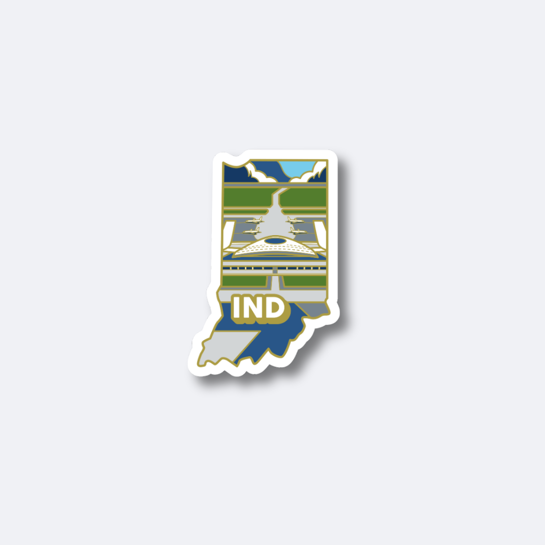 Airport Sticker | IND - Indiana