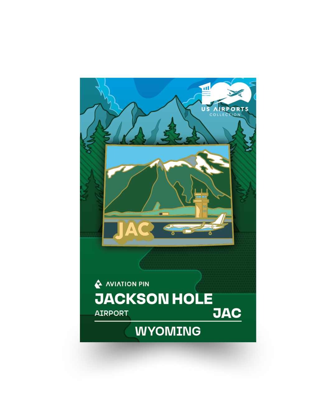 Airport Pin - JAC Wyoming