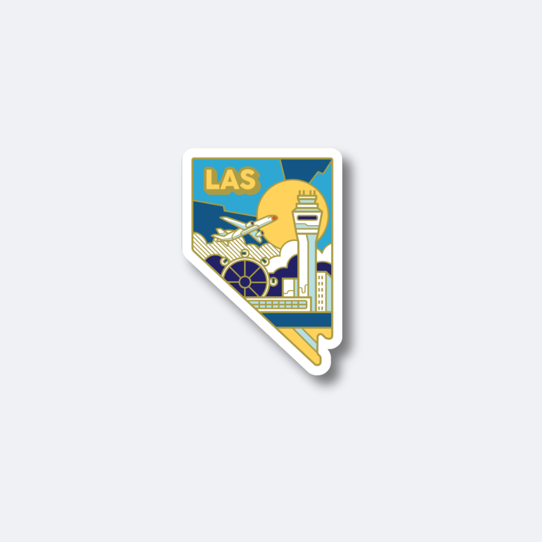 Airport Sticker | LAS - Nevada