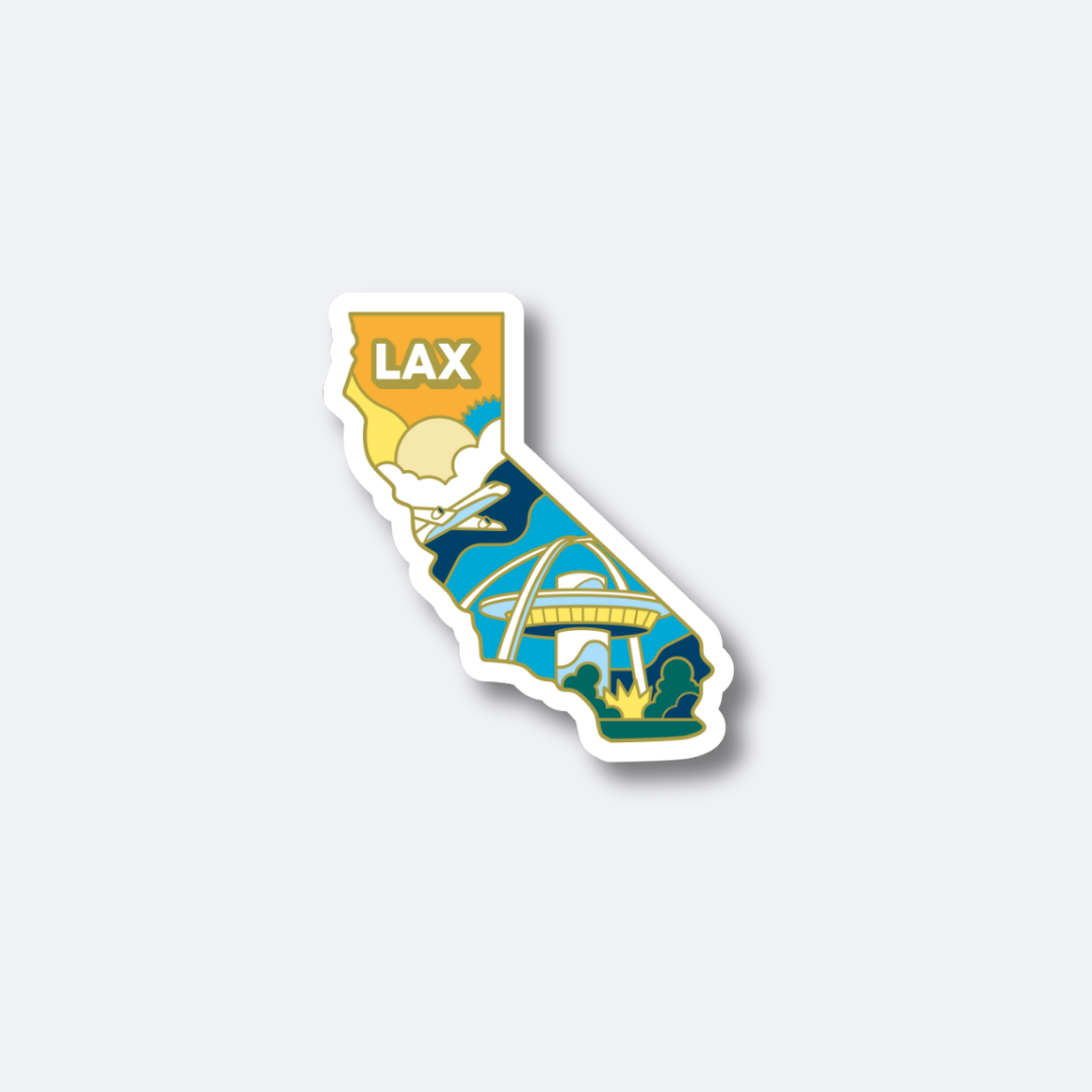 Airport Sticker | LAX - California