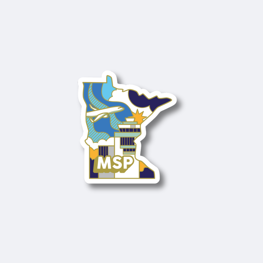 Airport Sticker | MSP - Minnesota