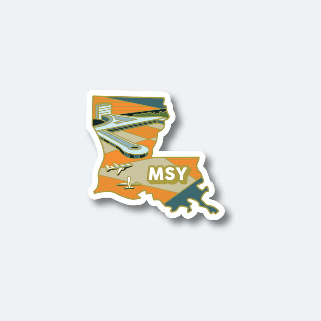 Airport Sticker | MSY - Louisiana