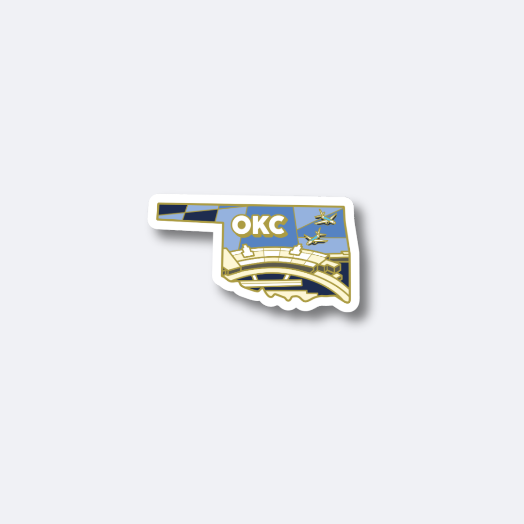 Airport Sticker | OKC - Oklahoma