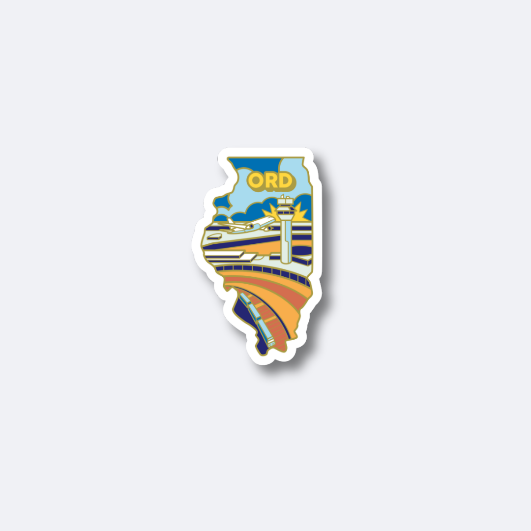 Airport Sticker | ORD - Illinois