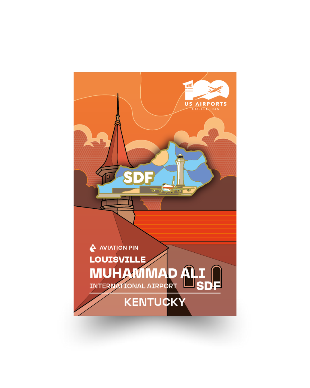Airport Pin - SDF Kentucky