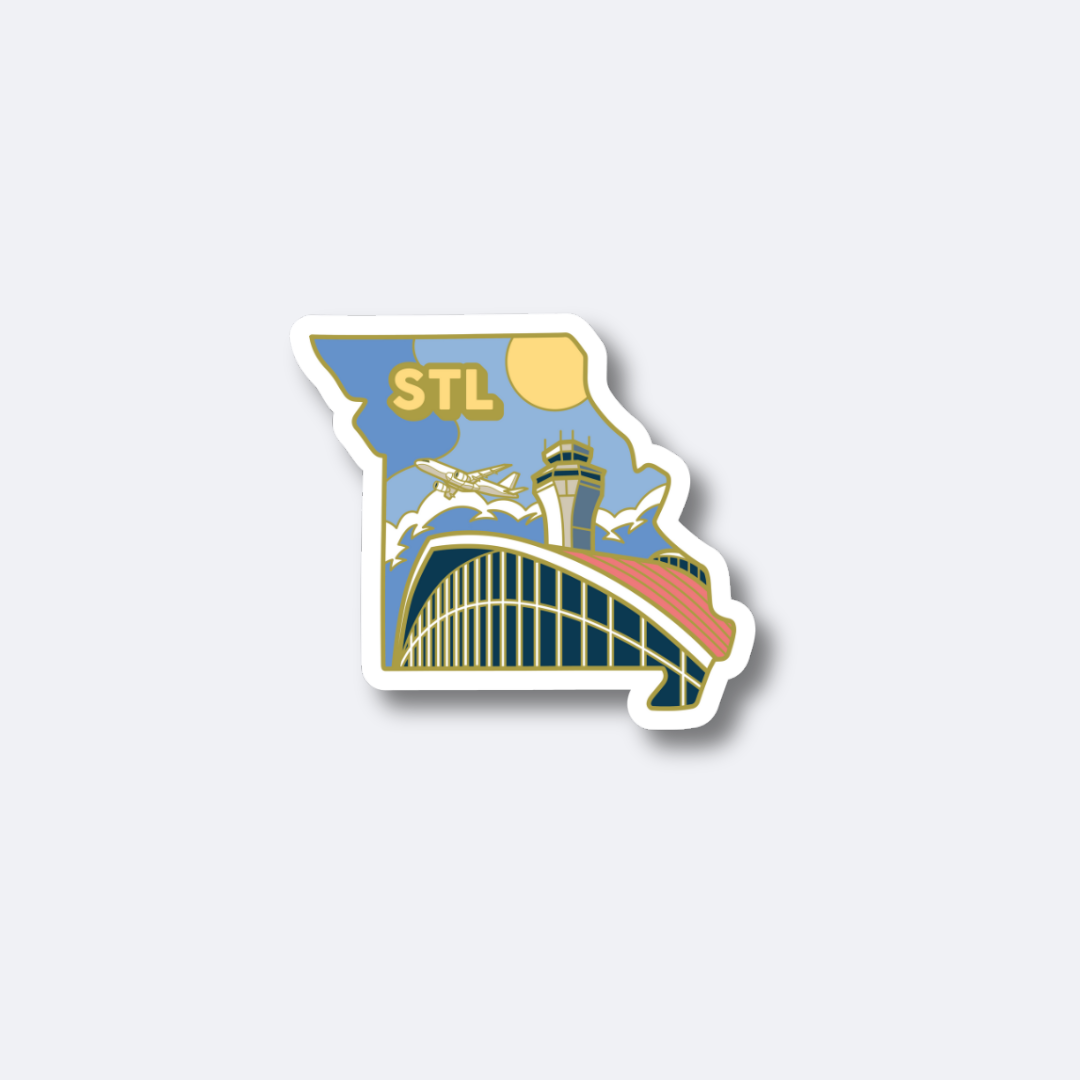 Airport Sticker | STL - Missouri