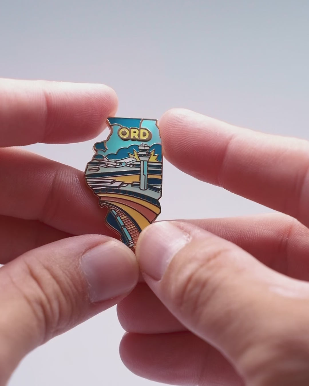 ORD Airport Pin – Chicago O’Hare International Airport, Illinois