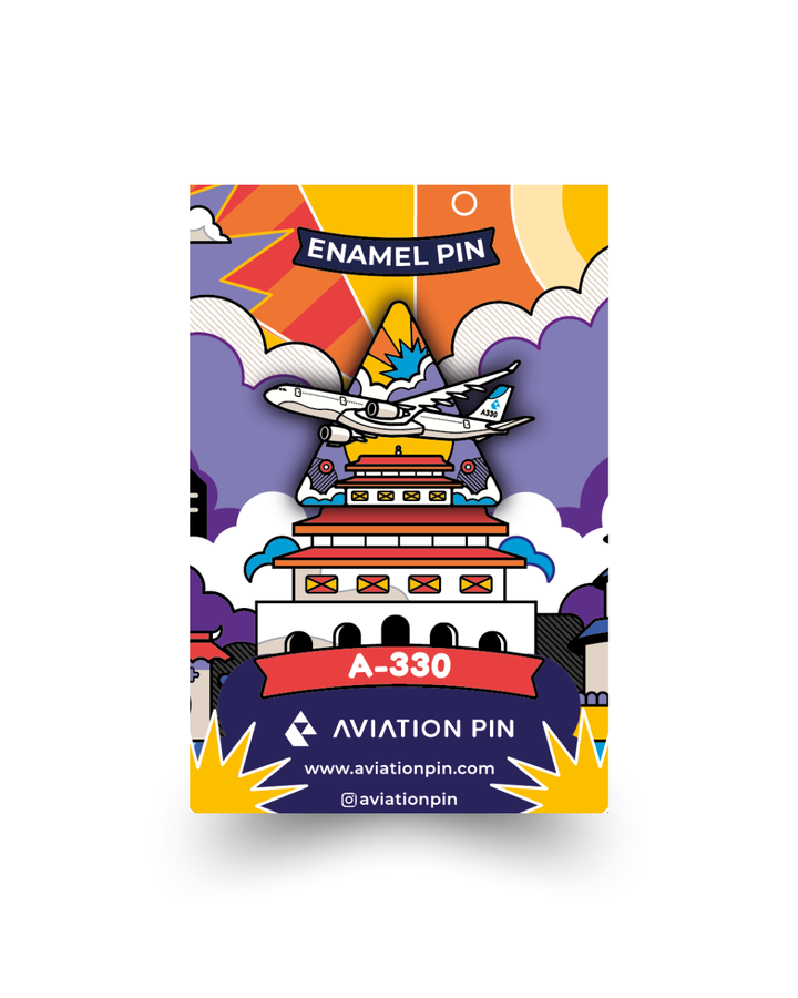 Airplane Pin - Airbus A330 Pin