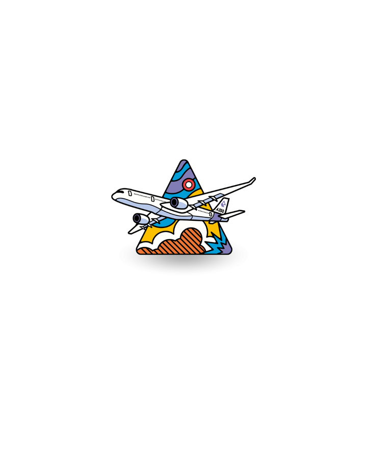 A350 Enamel Pin