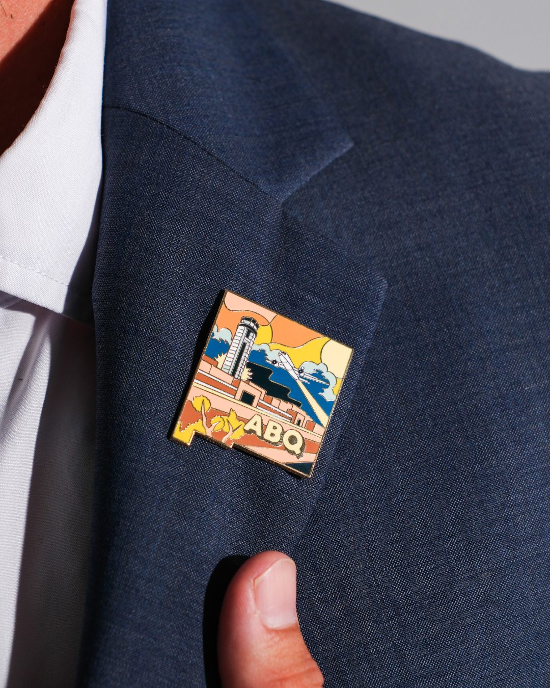 ABQ Airport Pin – Albuquerque International Sunport, New Mexico