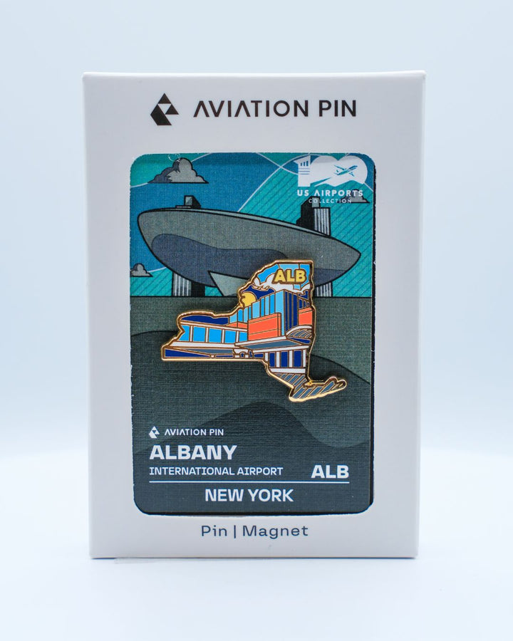 ALB Airport Pin – Albany International Airport, New York