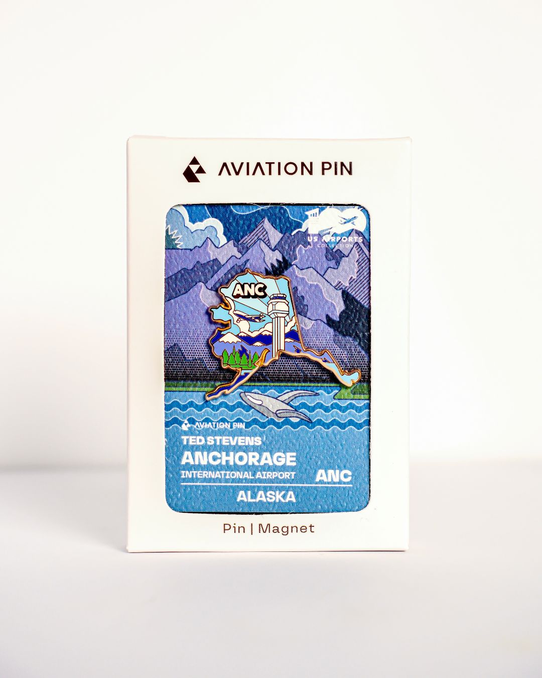 ANC Airport Pin – Ted Stevens Anchorage International Airport, Alaska