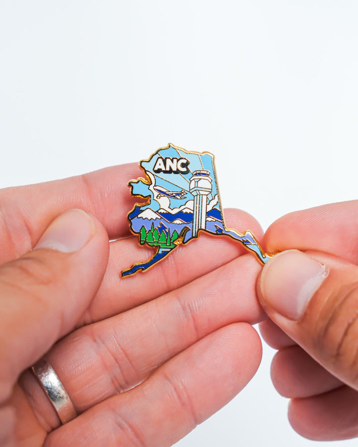 ANC Airport Pin – Ted Stevens Anchorage International Airport, Alaska