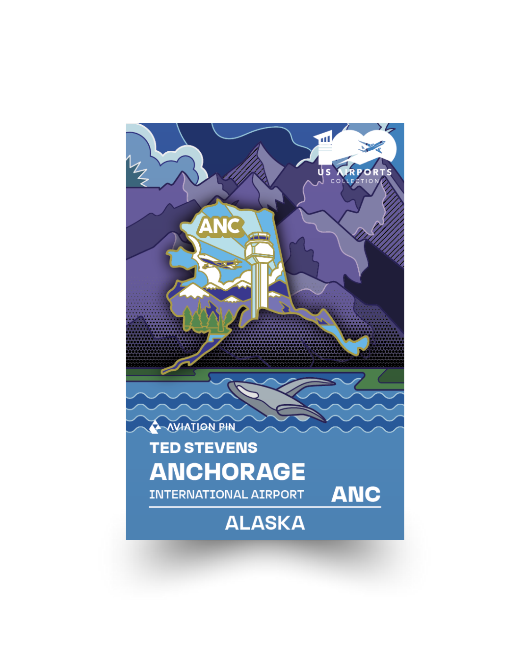 Airport Pin - ANC Alaska