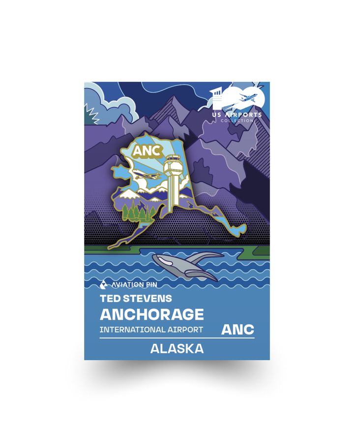 Airport Pin - ANC Alaska