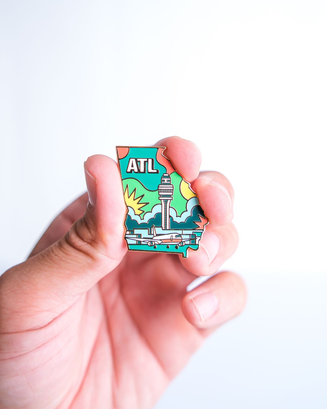 ATL Airport Pin – Hartsfield-Jackson Atlanta International Airport, Georgia