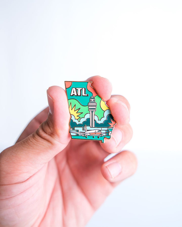 ATL Airport Pin – Hartsfield-Jackson Atlanta International Airport, Georgia