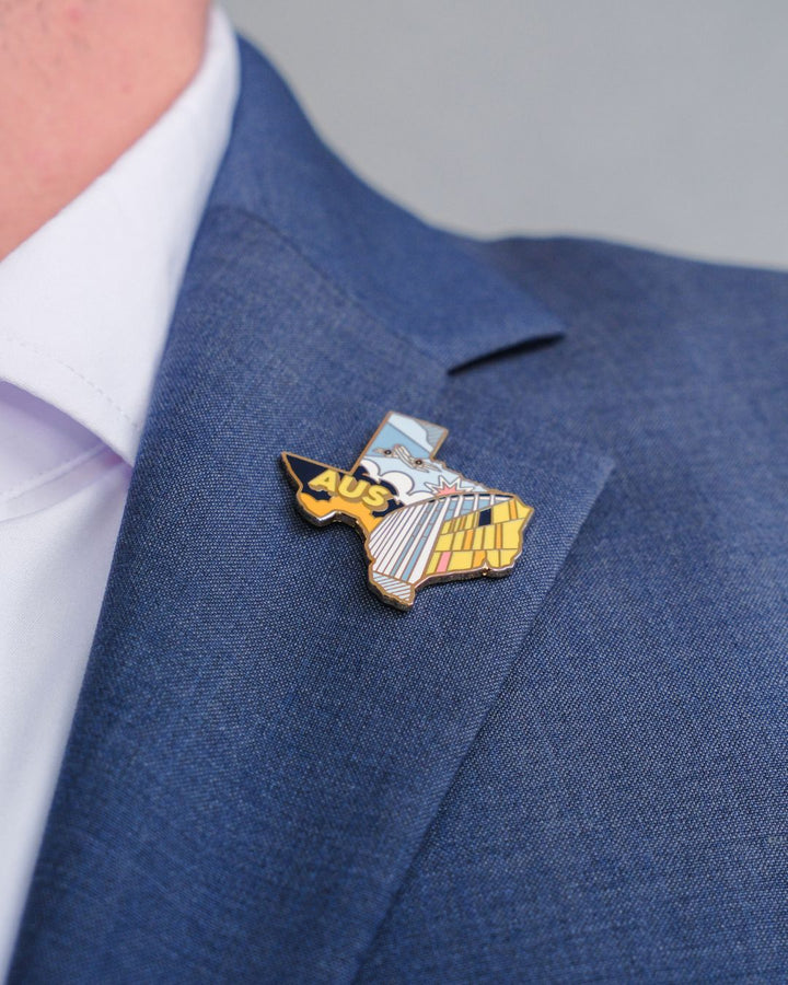 AUS Airport Pin – Austin–Bergstrom International Airport, Texas