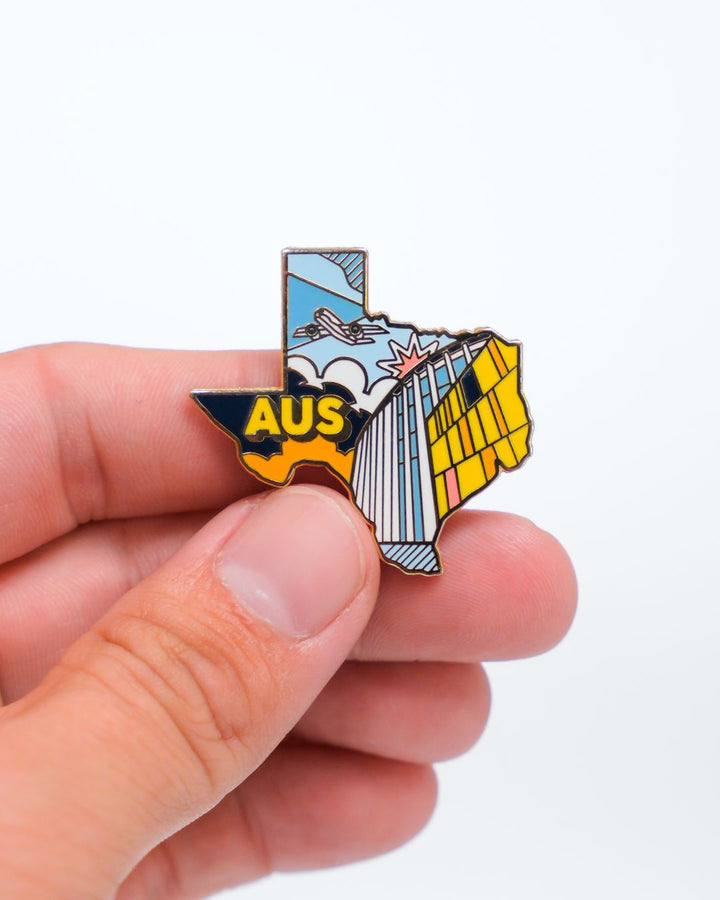 AUS Airport Pin – Austin–Bergstrom International Airport, Texas