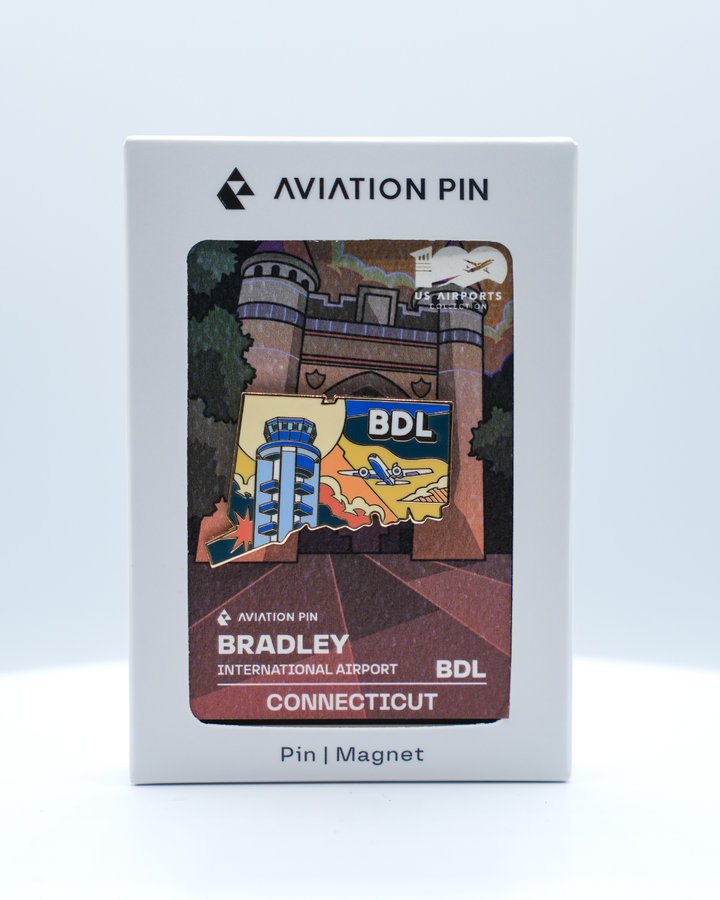 BDL Airport Pin – Bradley International Airport, Connecticut