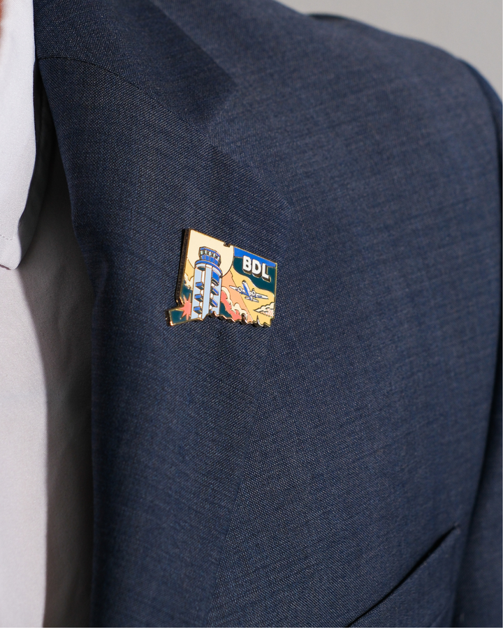 BDL Airport Pin – Bradley International Airport, Connecticut