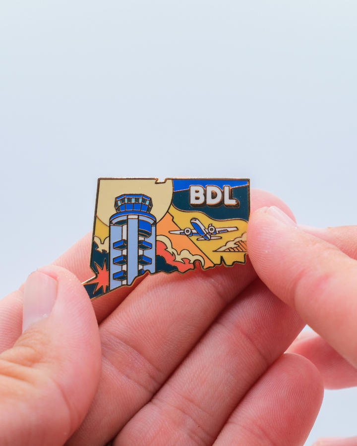 BDL Airport Pin – Bradley International Airport, Connecticut