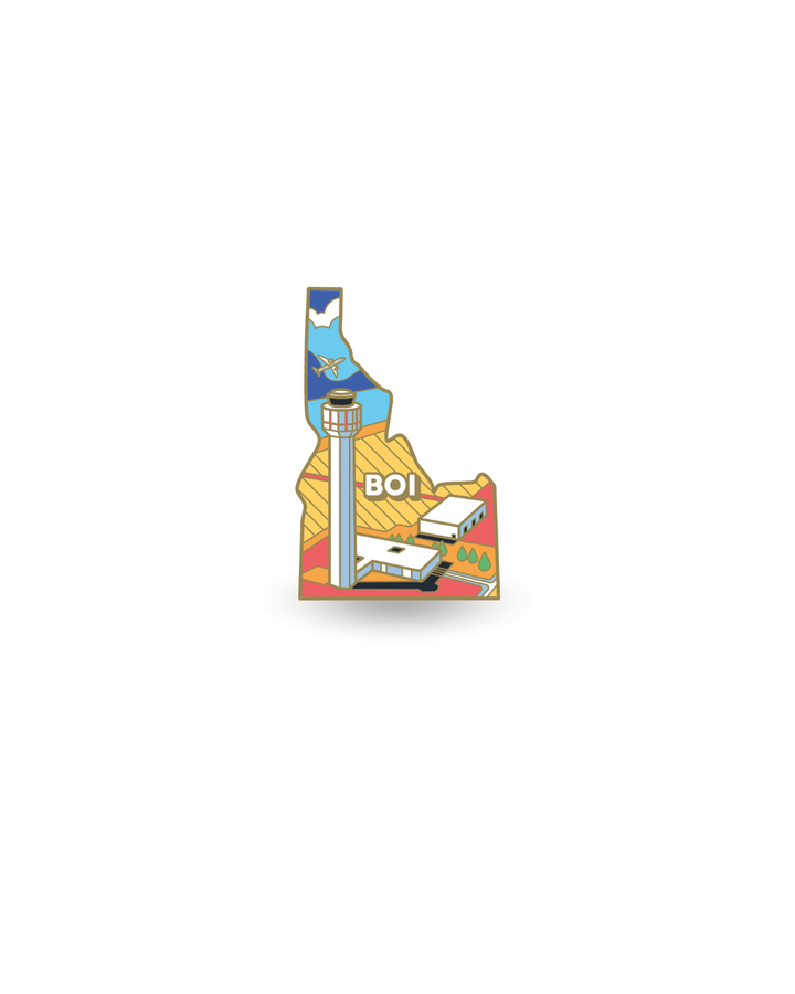 BOI Airport Enamel Pin