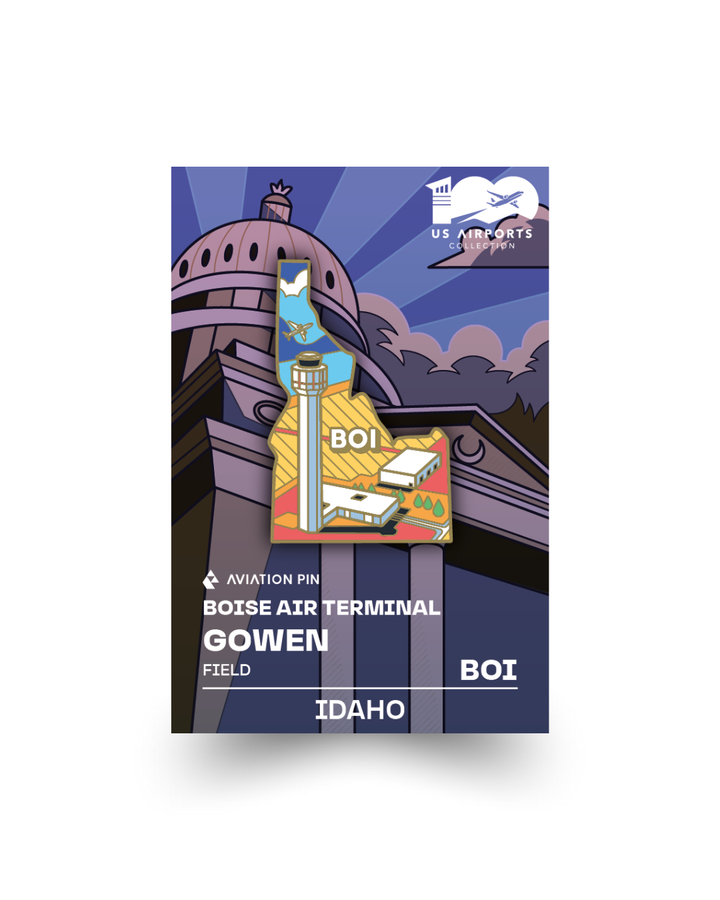 Airport Pin - BOI Boise Idaho