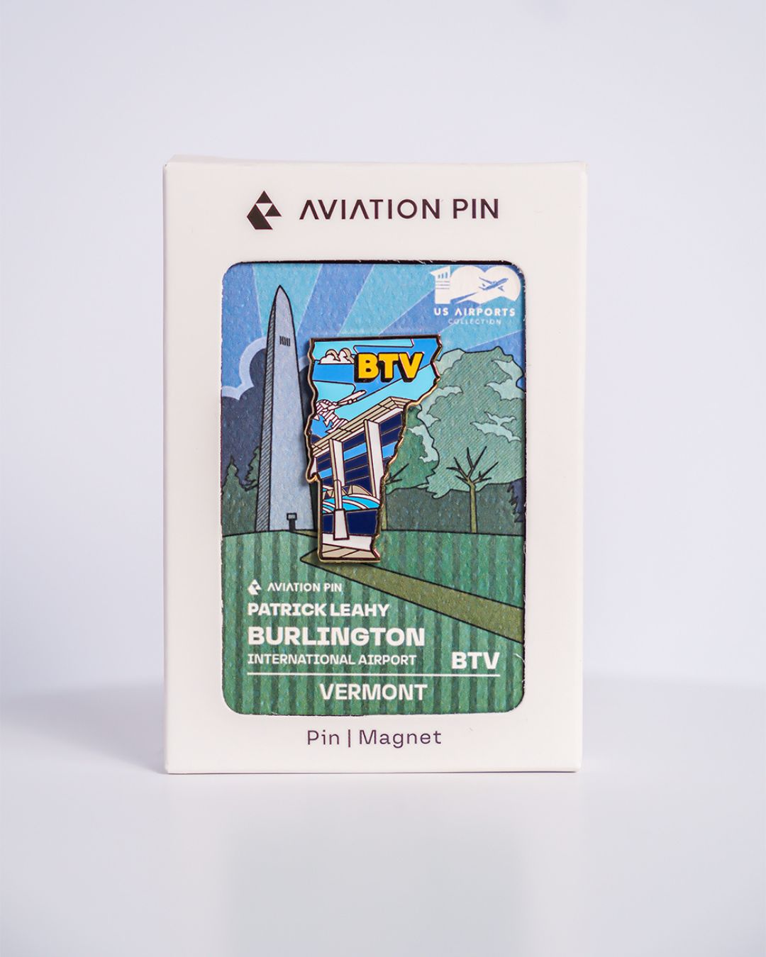 Pin de Aeropuerto | BTV - Vermont