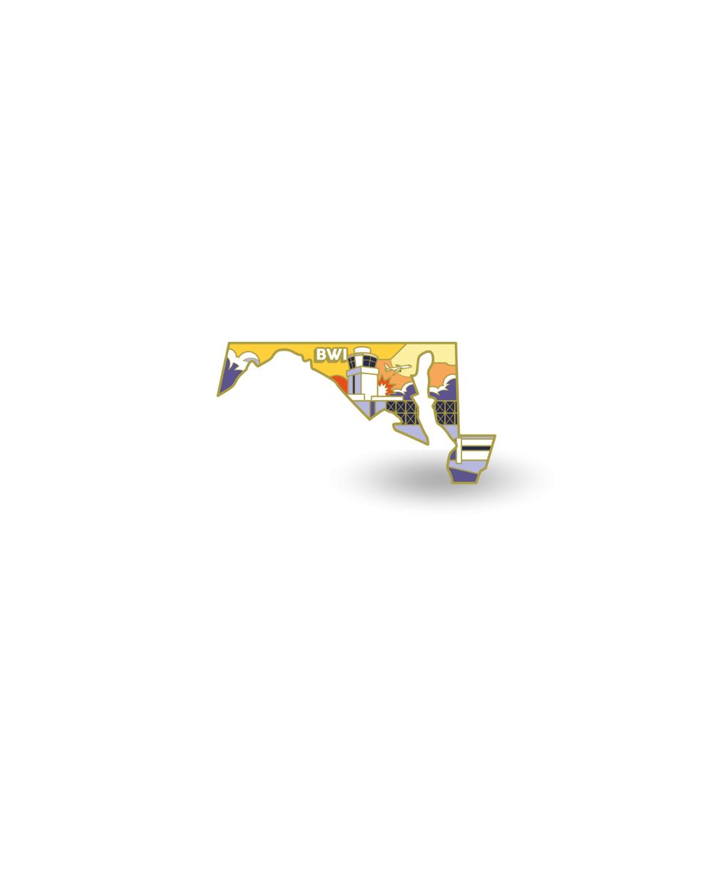 BWI - Airport Enamel Pin