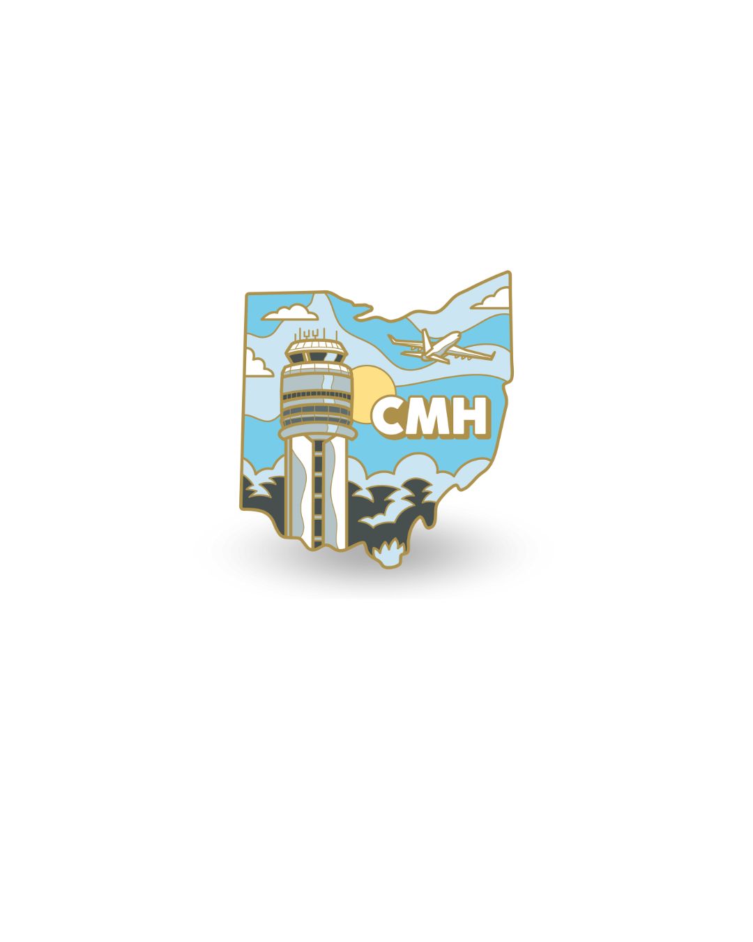 Pin de Aeropuerto | CMH - Ohio