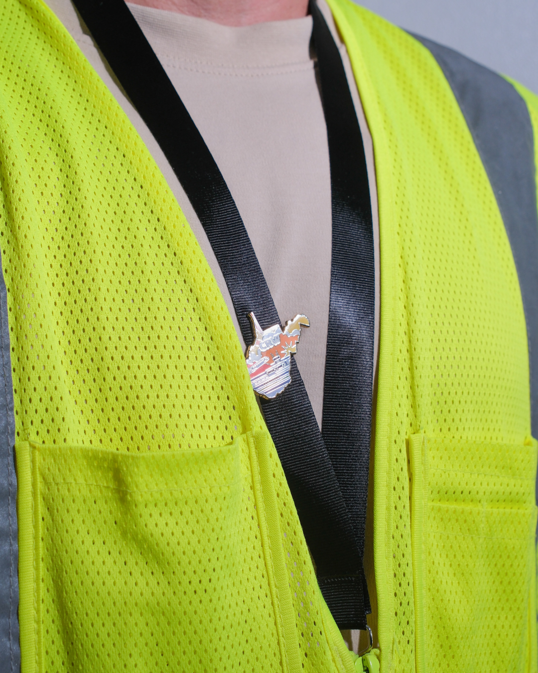 CRW Airport Pin – West Virginia International Yeager Airport, West Virginia