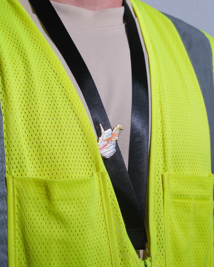CRW Airport Pin – West Virginia International Yeager Airport, West Virginia