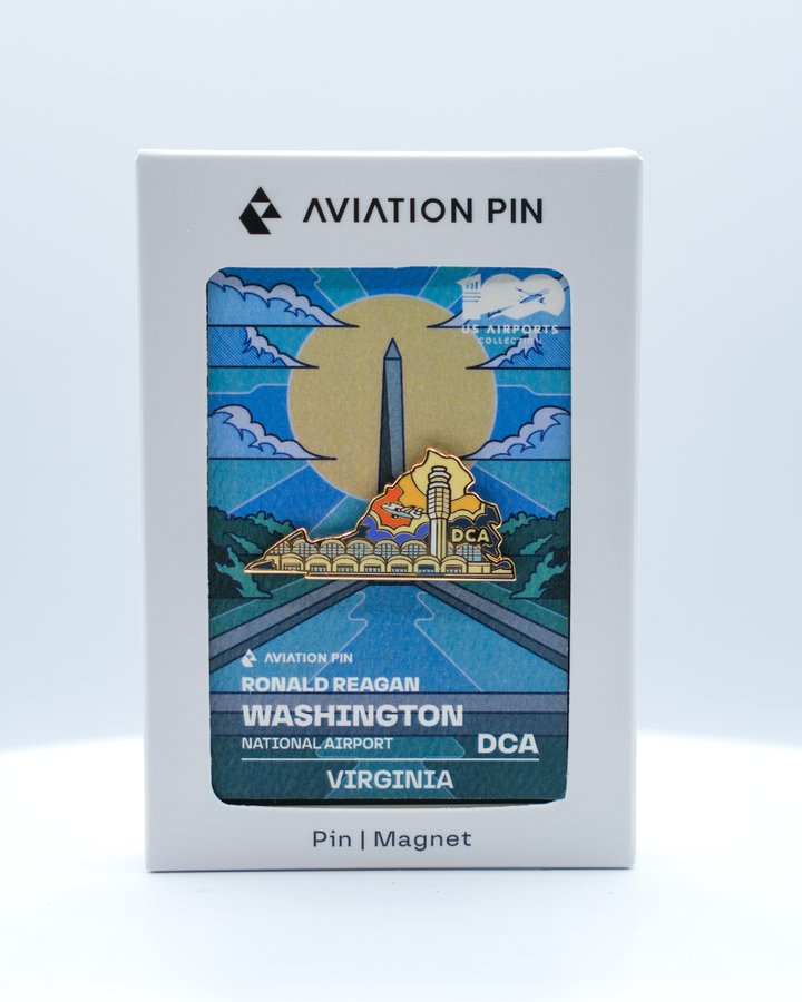 DCA Airport Pin – Ronald Reagan Washington National Airport, Virginia