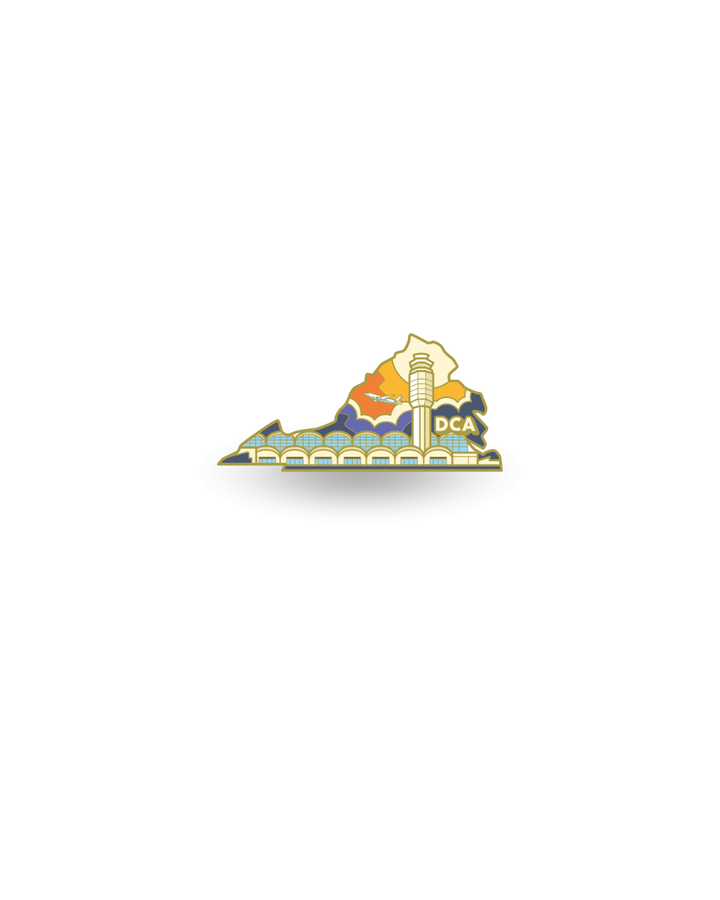 Airport Enamel Pin - DCA
