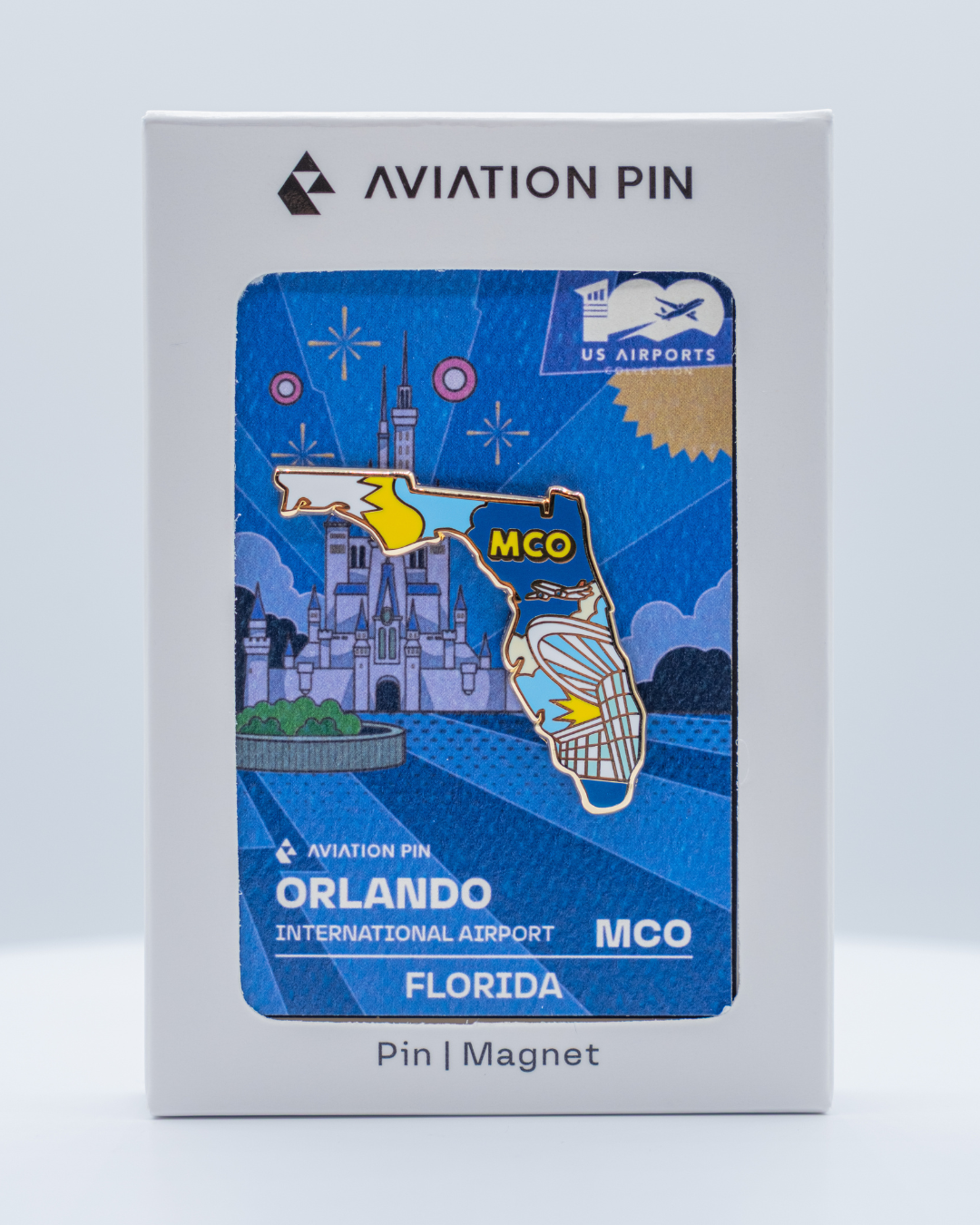 MCO Airport Pin – Orlando International Airport, Florida