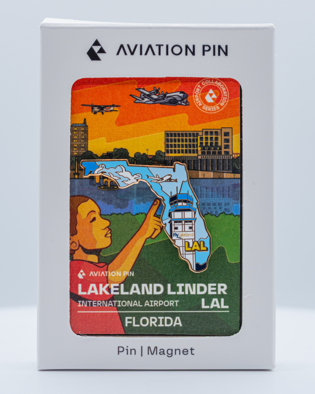 LAL Airport Pin – Lakeland Linder International Airport, Florida