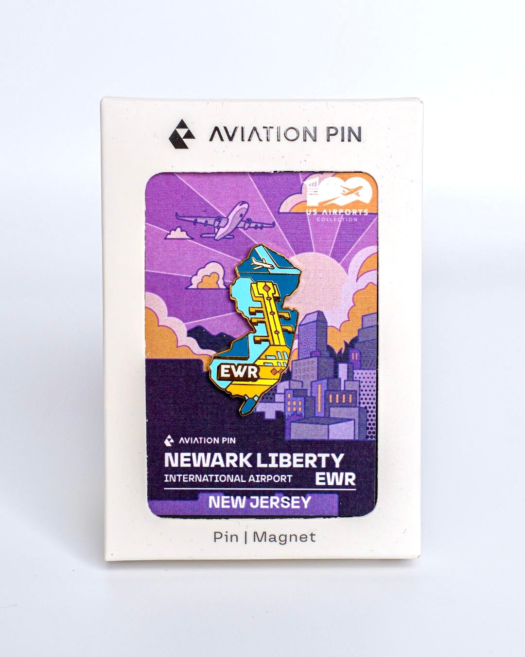 EWR Airport Pin – Newark Liberty International Airport, New Jersey