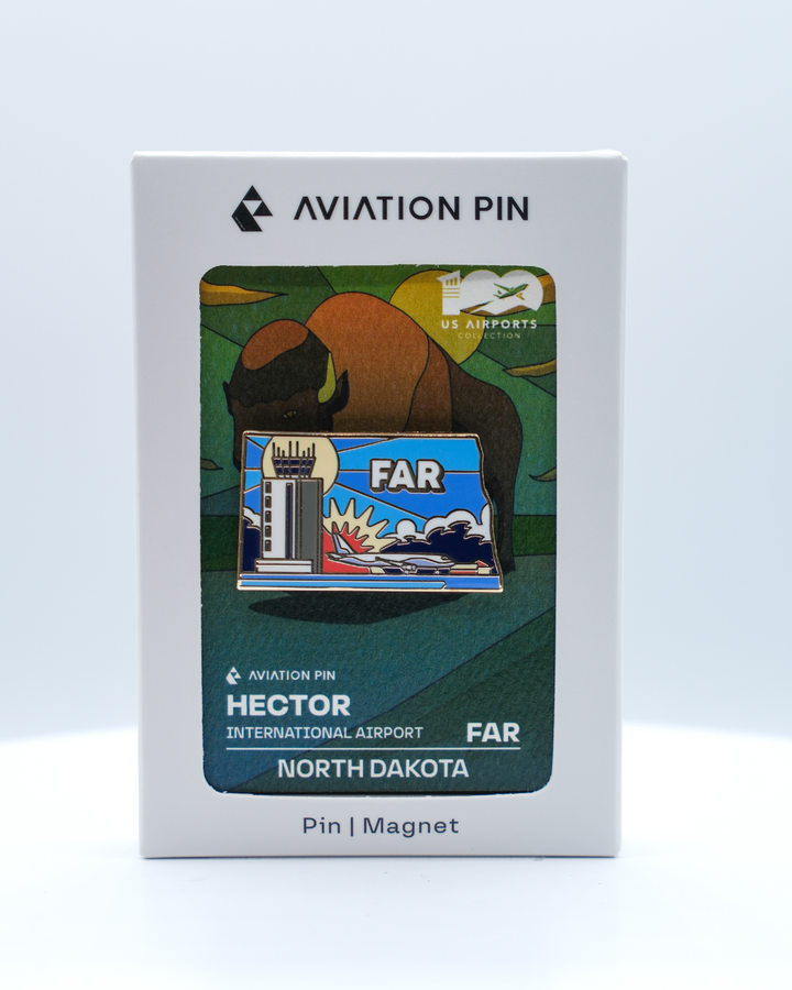 FAR Airport Pin – Hector International Airport, North Dakota