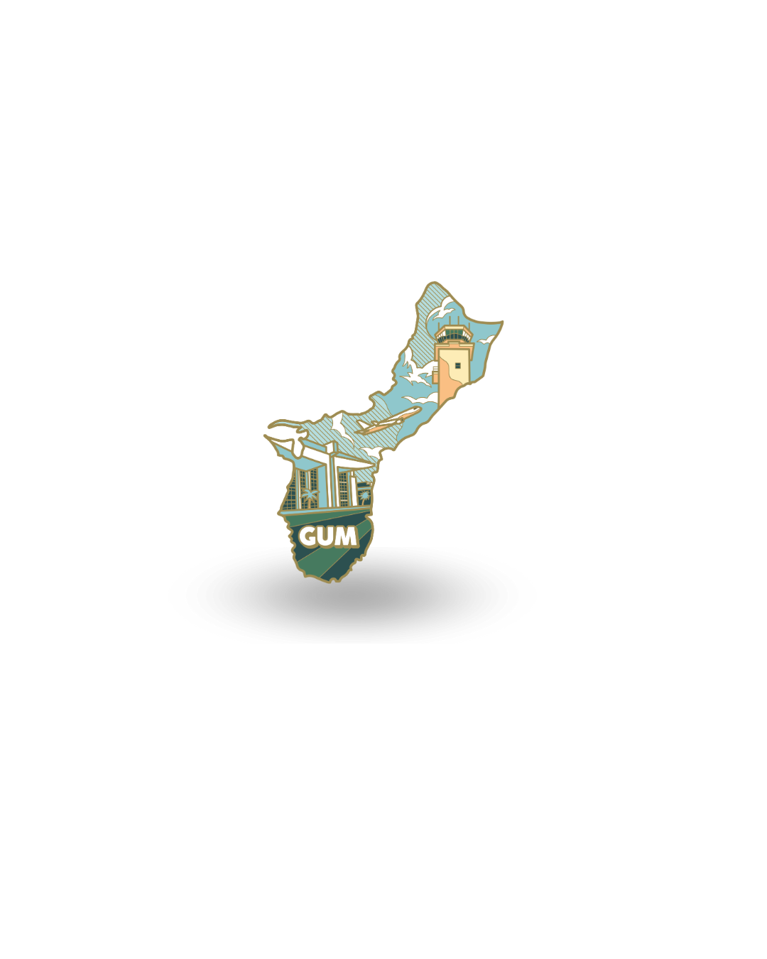 GUM Airport Pin – Antonio B. Won Pat International Airport, Guam