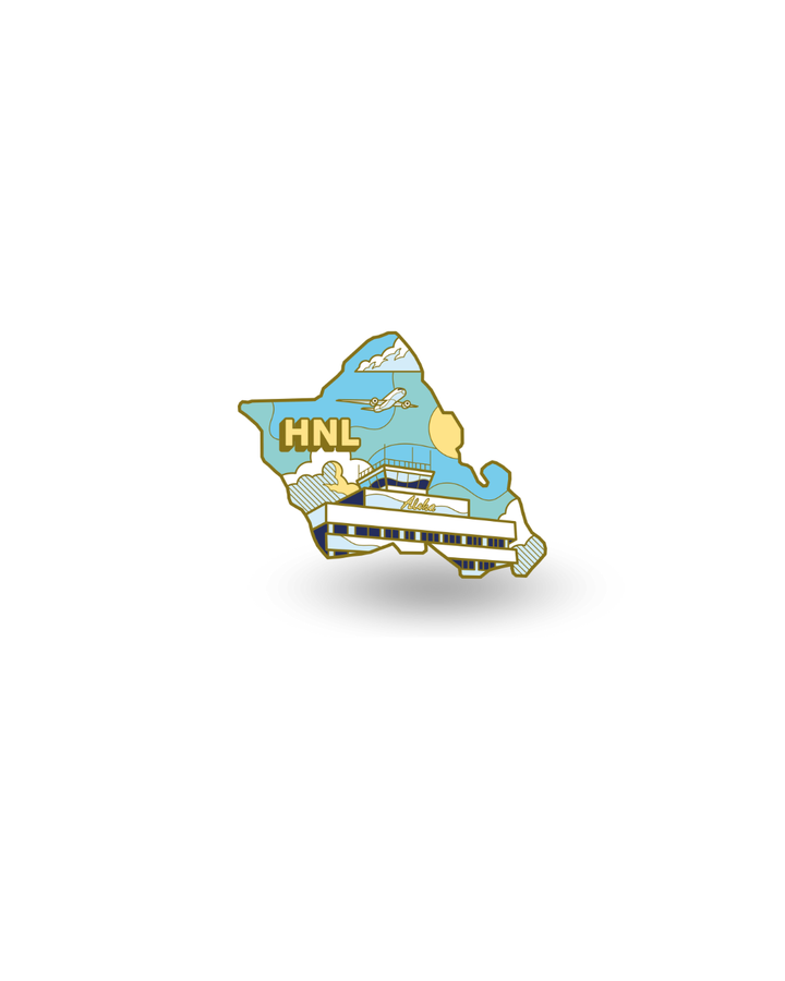 HNL Airport Pin – Daniel K. Inouye International Airport, Hawaii (Oahu)