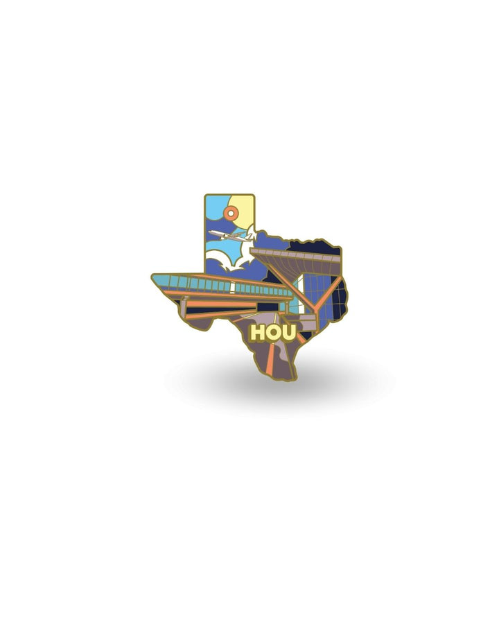 HOU Airport Pin – William P. Hobby Airport, Texas
