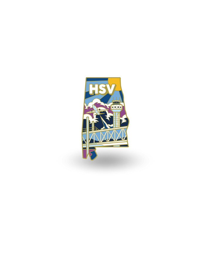 HSV Airport Pin – Huntsville International Airport, Alabama
